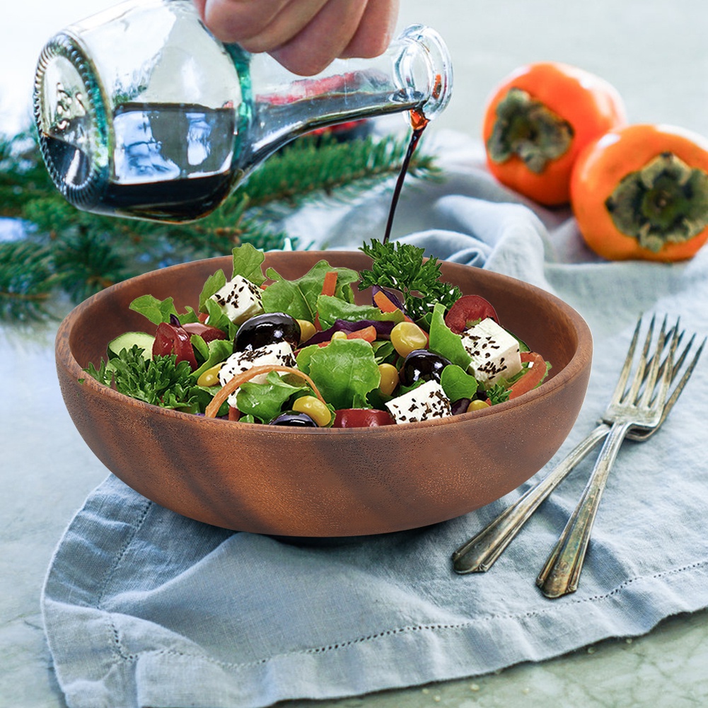 Wood Serving Bowls Wooden Snac - огляд і ціна Meal Prep Bowl