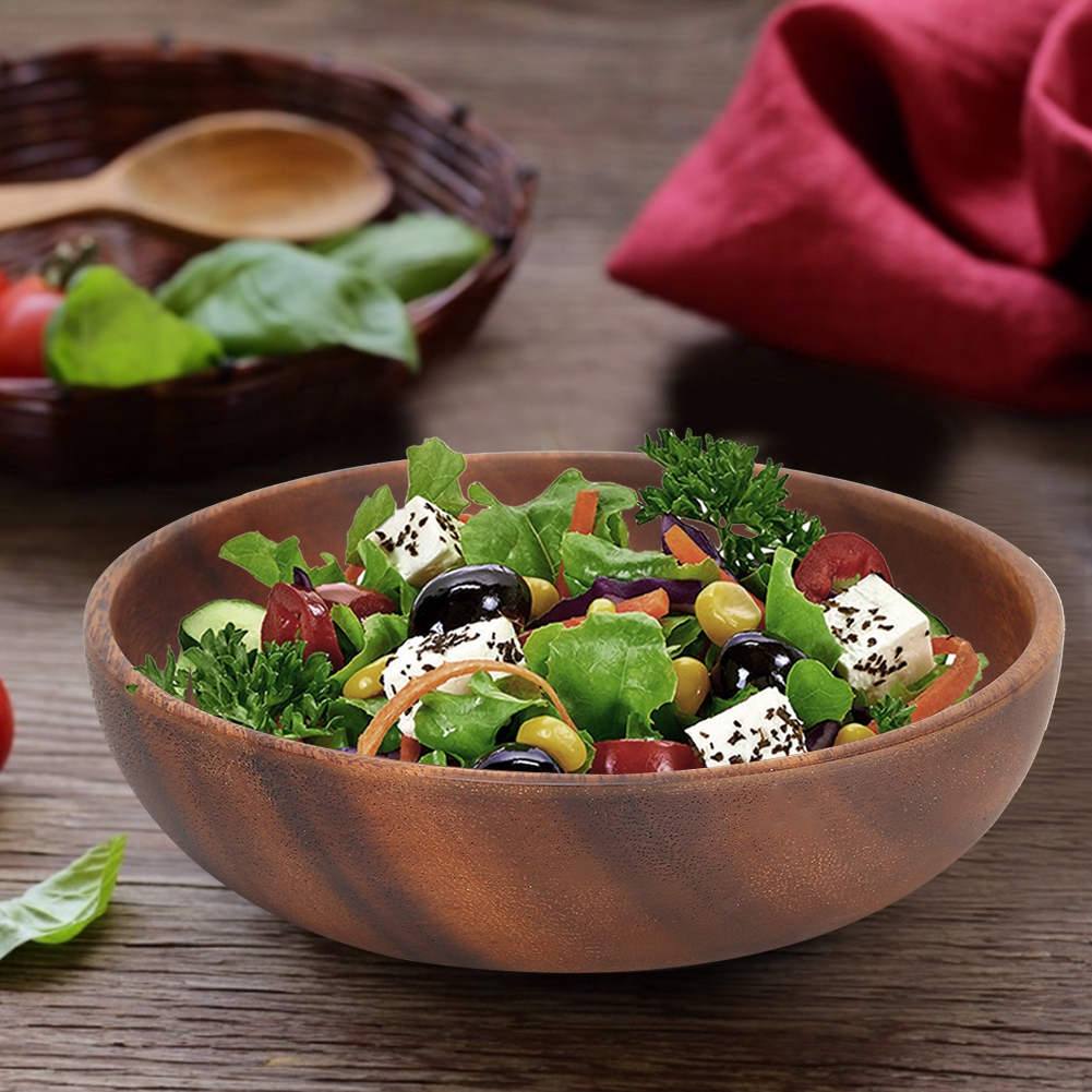 Wood Serving Bowls Wooden Snac - огляд і ціна Meal Prep Bowl