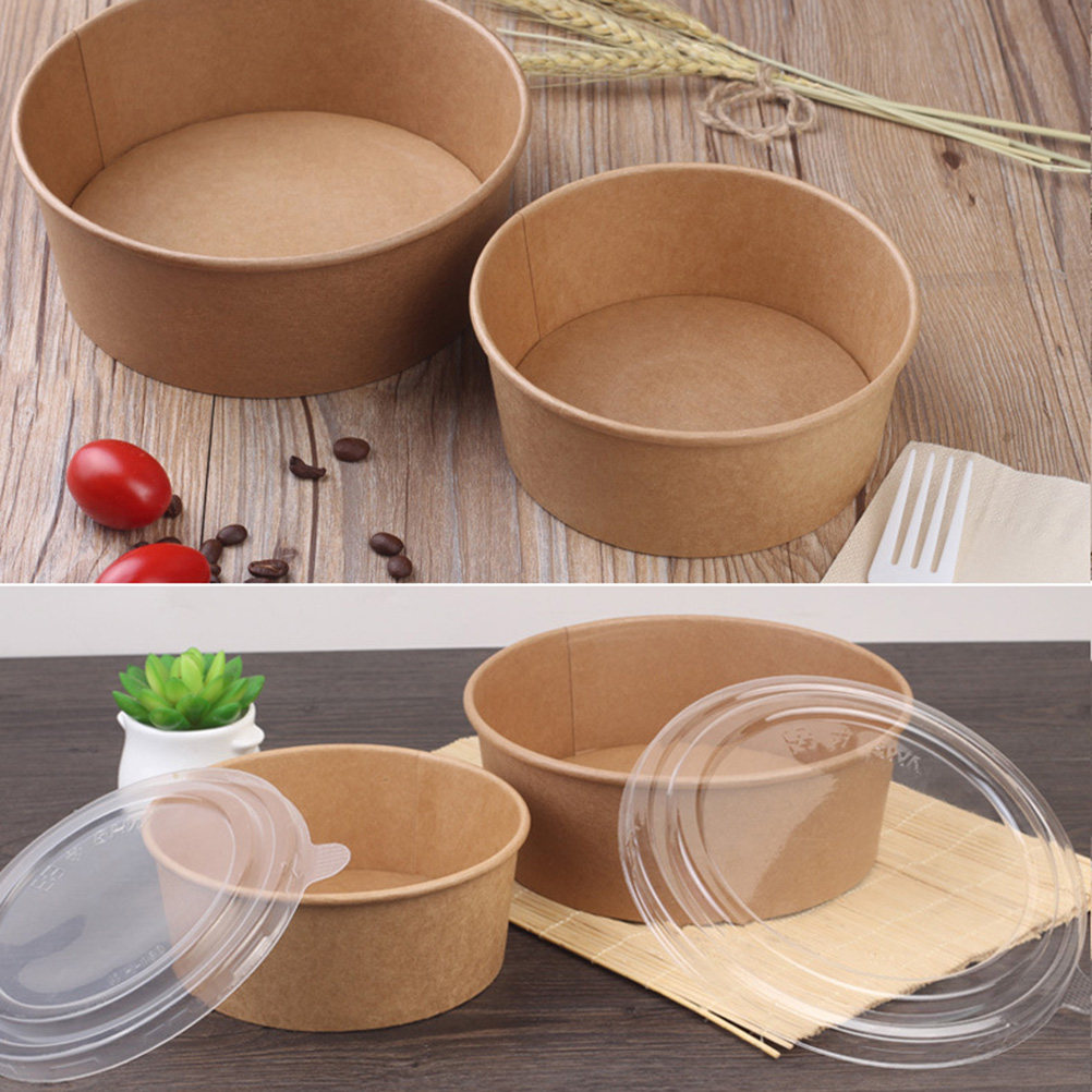 20pcs Kraft Paper Bowls Meal P - огляд і ціна Meal Prep Bowl