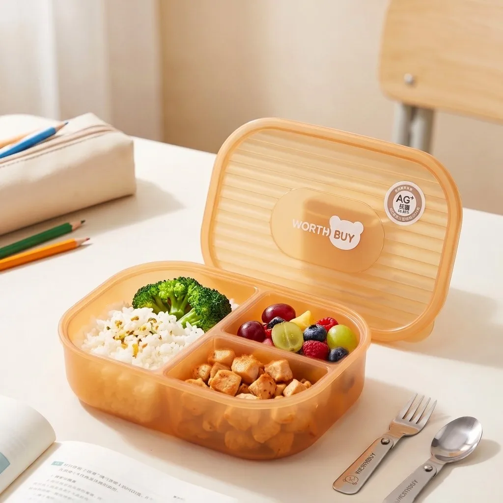 Japanese Plastic Bento Box Kid - огляд і ціна Meal Prep Or Prep Meal