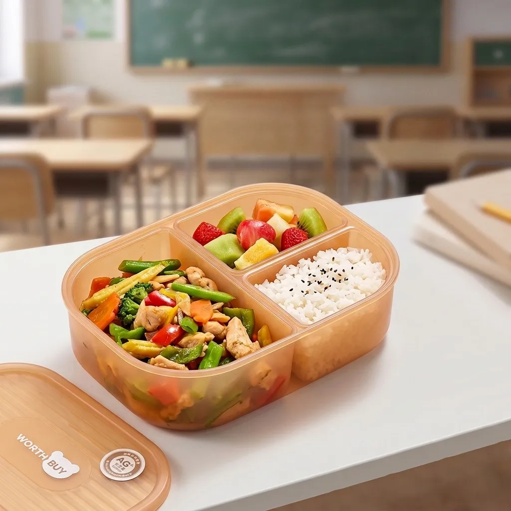 Japanese Plastic Bento Box Kid - огляд і ціна Meal Prep Or Prep Meal