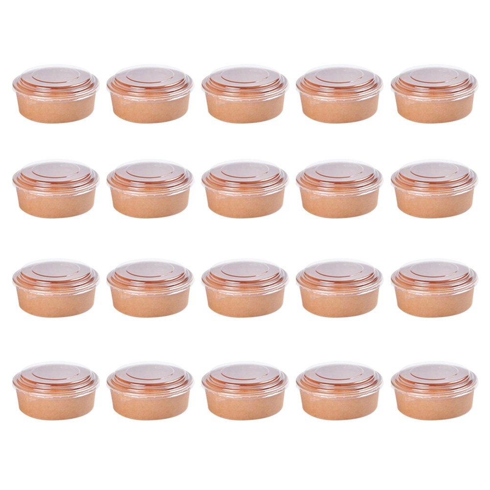 20pcs Kraft Paper Disposable F - огляд і ціна Meal Prep Bowl